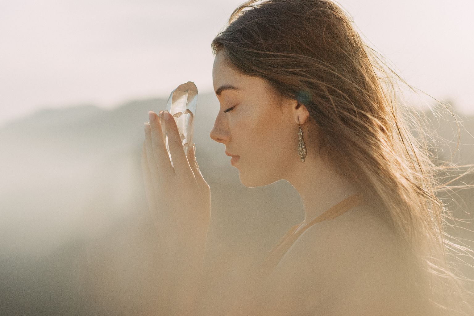 women thinking about angel number